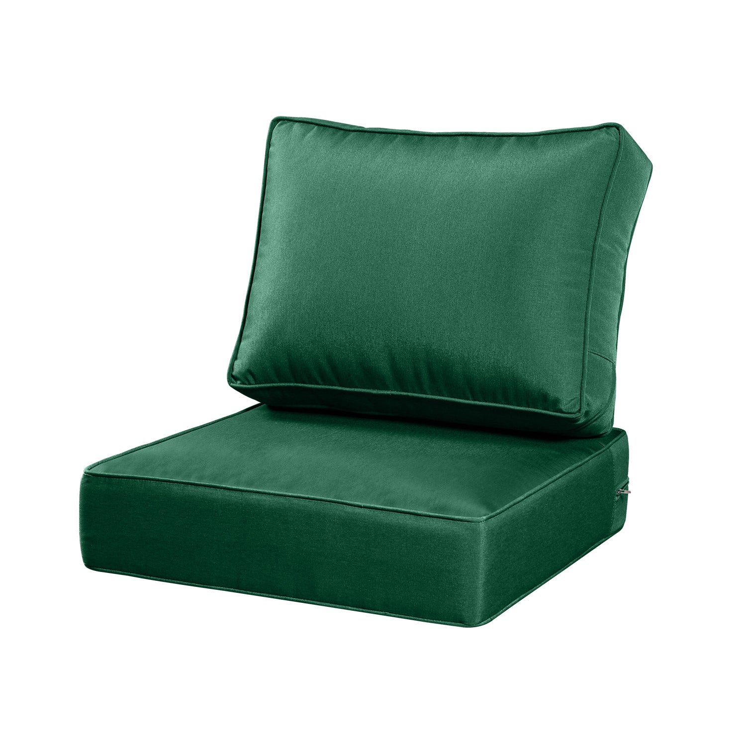 ARTPLAN Outdoor Seat Cushion Set, 24 x 24 Inch Water-Resistant & Fade-Resistant Patio Furniture Cushions with Removable Cover, Deep Seat & Back Cushion with Zipper for Chair Couch Sectional Sofa