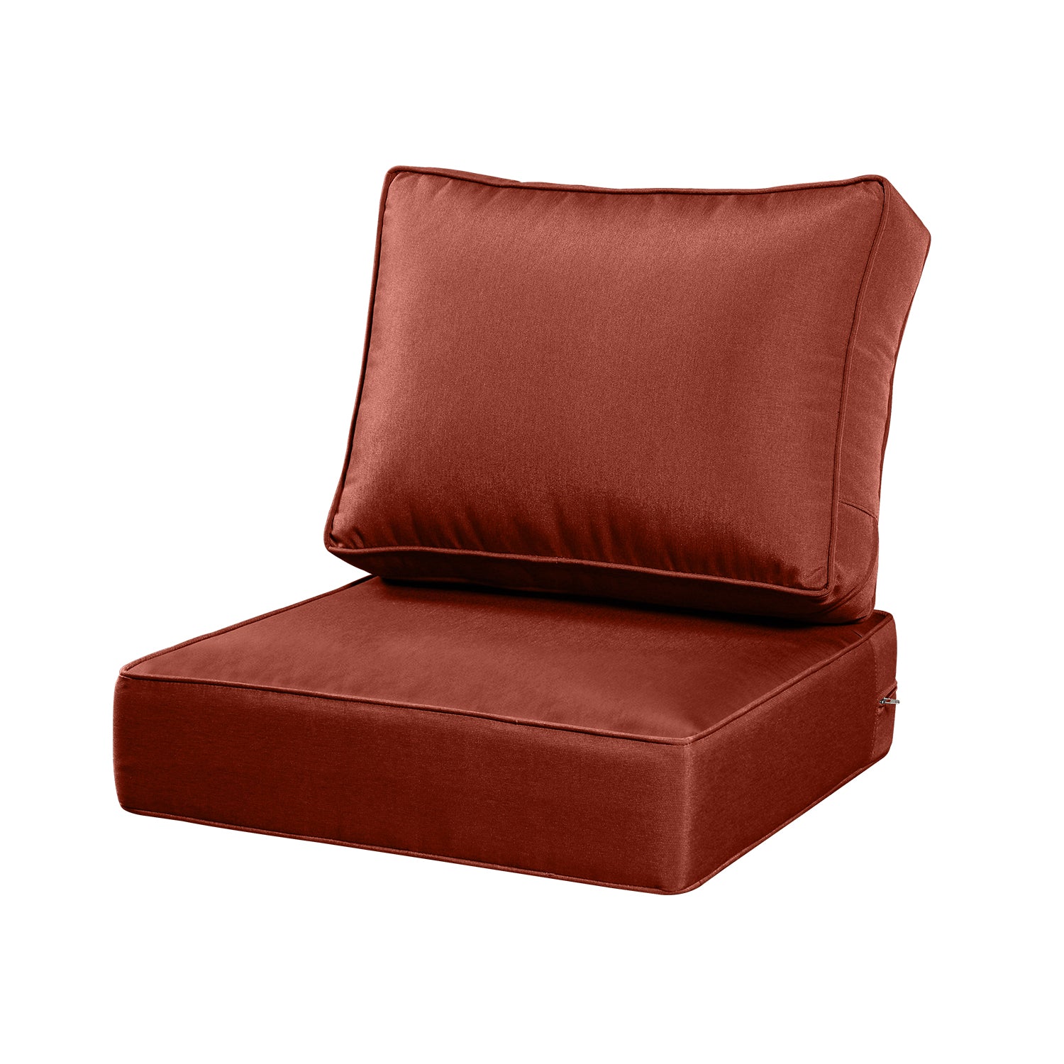 ARTPLAN Outdoor Seat Cushion Set, 24 x 24 Inch Water-Resistant & Fade-Resistant Patio Furniture Cushions with Removable Cover, Deep Seat & Back Cushion with Zipper for Chair Couch Sectional Sofa