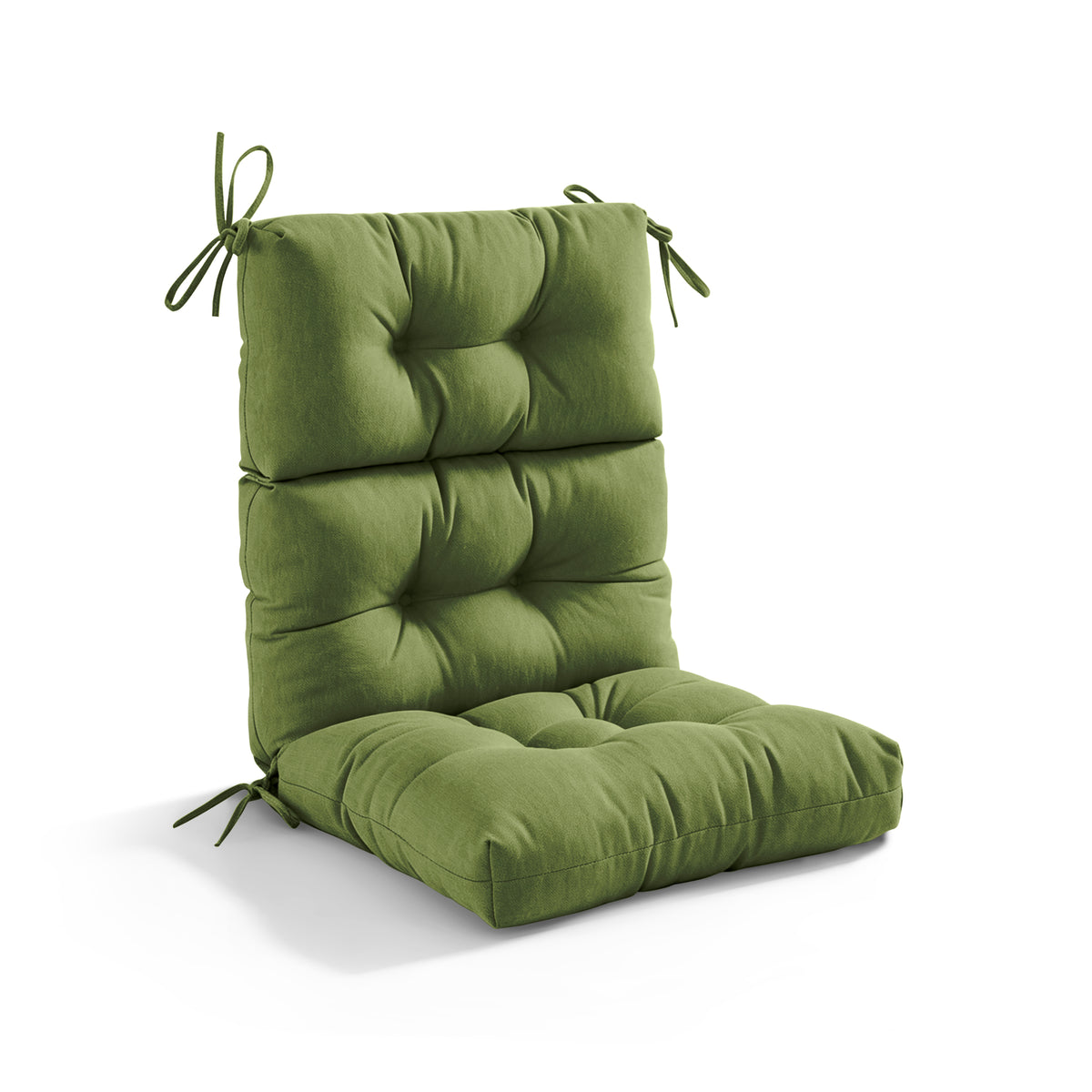Outdoor High Back Chair Cushions 44 x 21 x 4 Tufted Adirondack Chair Cushions Water Resistant Patterned Patio Furniture Cushions with Multiple Color for Garden Rocking Chair