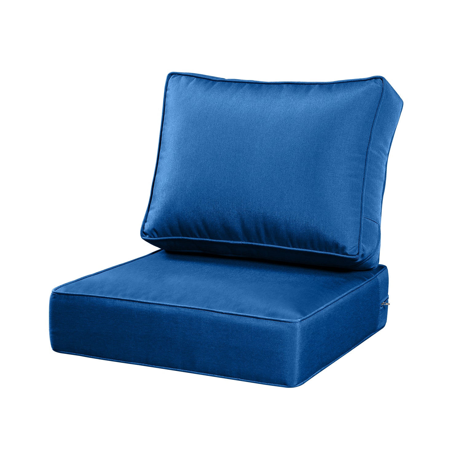 ARTPLAN Outdoor Seat Cushion Set, 24 x 24 Inch Water-Resistant & Fade-Resistant Patio Furniture Cushions with Removable Cover, Deep Seat & Back Cushion with Zipper for Chair Couch Sectional Sofa