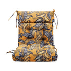 ARTPLAN Patio Chair Cushions Combined Seat and Back,Tufted Outdoor Swivel Chair Cushion with Tie,40"x20"x4"，Floral
