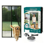 Mesh Door Screen 38x83 Magnetic Closure Easy Install Entry Screen Door