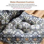 Outdoor Chair Cushions Set of 2, All-Weather Patio Furniture Cushions with High Resilience Foam, Indoor Outdoor Seat & Back Cushion for Patio, Garden, Sunroom