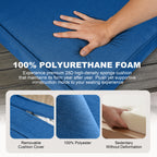 ARTPLAN Outdoor Seat Cushion Set, 24 x 24 Inch Water-Resistant & Fade-Resistant Patio Furniture Cushions with Removable Cover, Deep Seat & Back Cushion with Zipper for Chair Couch Sectional Sofa