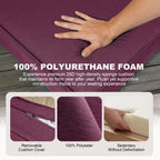 ARTPLAN Outdoor Seat Cushion Set, 24 x 24 Inch Water-Resistant & Fade-Resistant Patio Furniture Cushions with Removable Cover, Deep Seat & Back Cushion with Zipper for Chair Couch Sectional Sofa