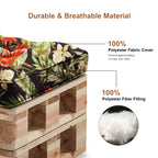 Outdoor Chair Cushions Set of 2, All-Weather Patio Furniture Cushions with High Resilience Foam, Indoor Outdoor Seat & Back Cushion for Patio, Garden, Sunroom