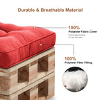 Outdoor Chair Cushions Set of 2  All-Weather Patio Furniture Cushions with High Resilience Foam  Indoor Outdoor Seat & Back Cushion for Patio, Garden  Sunroom