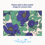 ARTPLAN Patio Chair Cushions Combined Seat and Back,Tufted Outdoor Swivel Chair Cushion with Tie,40"x20"x4"，Floral