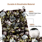 Outdoor Chair Cushion Tufted Seat & Back Cushion with Ties 40x21x4 Inch Waterproof UV Fade Resistant Replacement Cushion for Patio Garden Furniture