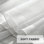 Waterproof Sheer Curtains 2 Panels, UV Protected Voile Drapes for Gazebo