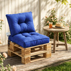 Outdoor Chair Cushions Set of 2, All-Weather Patio Furniture Cushions with High Resilience Foam, Indoor Outdoor Seat & Back Cushion for Patio, Garden, Sunroom