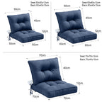 Outdoor Chair Cushions Set of 2, All-Weather Patio Furniture Cushions with High Resilience Foam, Indoor Outdoor Seat & Back Cushion for Patio, Garden, Sunroom