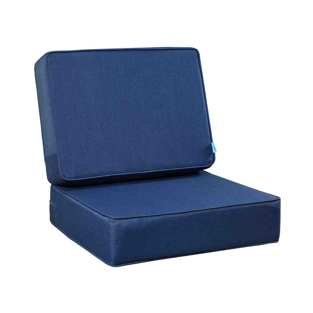 ARTPLAN Outdoor Cushions for Patio Furniture, 24x24x6" Thick Seat Cushion Set, Fade Resistant, Deep Seat Bottom and Back Cushion with Removable Cover