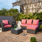 ARTPLAN 2-Piece Deep Seat Cushion Set with Backrest - Multiple Colors | All-Weather Outdoor Sofa Cushions for Sectionals & Patio Conversation Sets