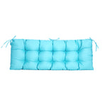 ARTPLAN Outdoor 48 Inch Bench Cushion Tufted for Outdoor Furniture, 48"x18"x4" Wicker Patio Loveseat Cushion All Weather