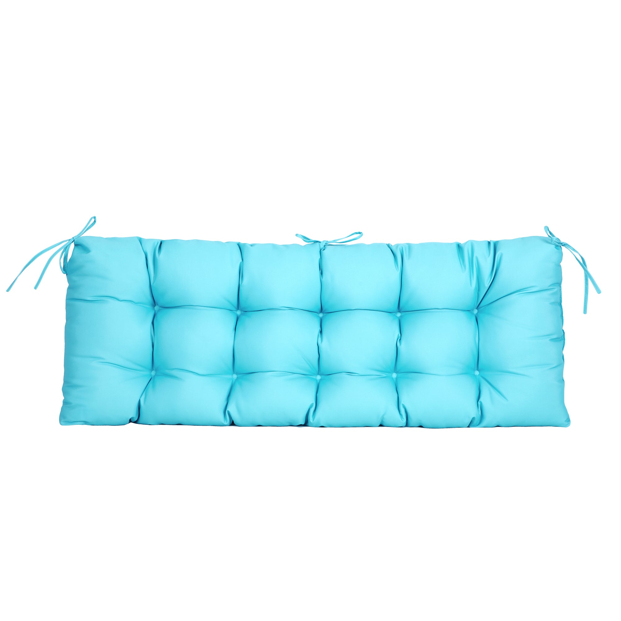 ARTPLAN Outdoor 48 Inch Bench Cushion Tufted for Outdoor Furniture, 48"x18"x4" Wicker Patio Loveseat Cushion All Weather