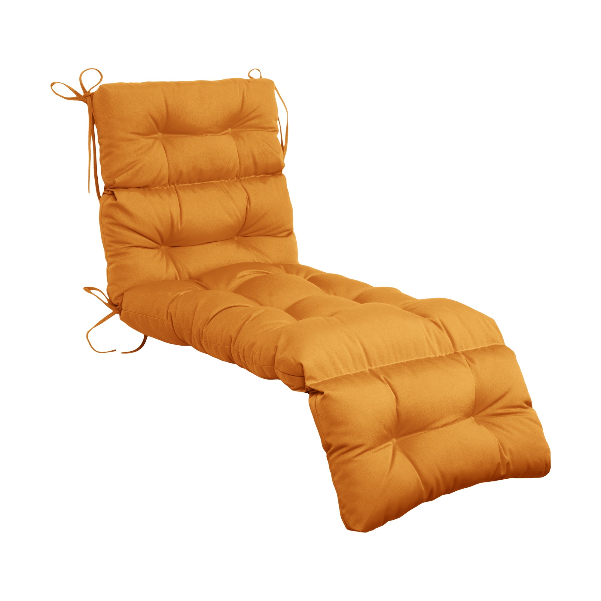 Outdoor Chaise Lounge Chair Cushion 72 x 22 x 4 Inches 100% Waterproof Polyester Patio Pool Lounge Chair Cushion for Outdoor Furniture with Ties