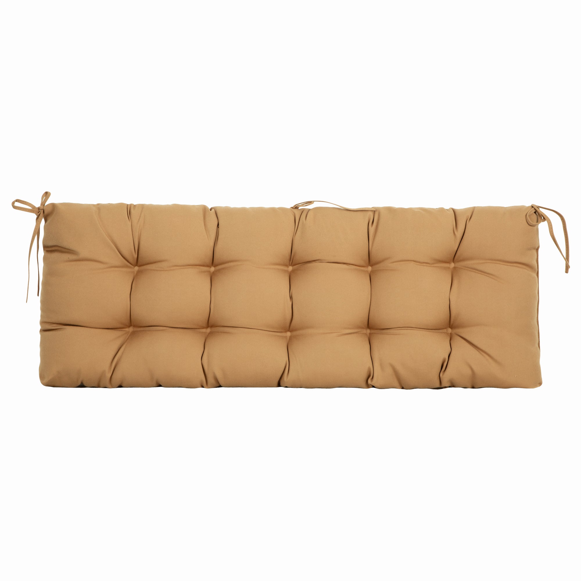 ARTPLAN Outdoor 48 Inch Bench Cushion Tufted for Outdoor Furniture, 48"x18"x4" Wicker Patio Loveseat Cushion All Weather