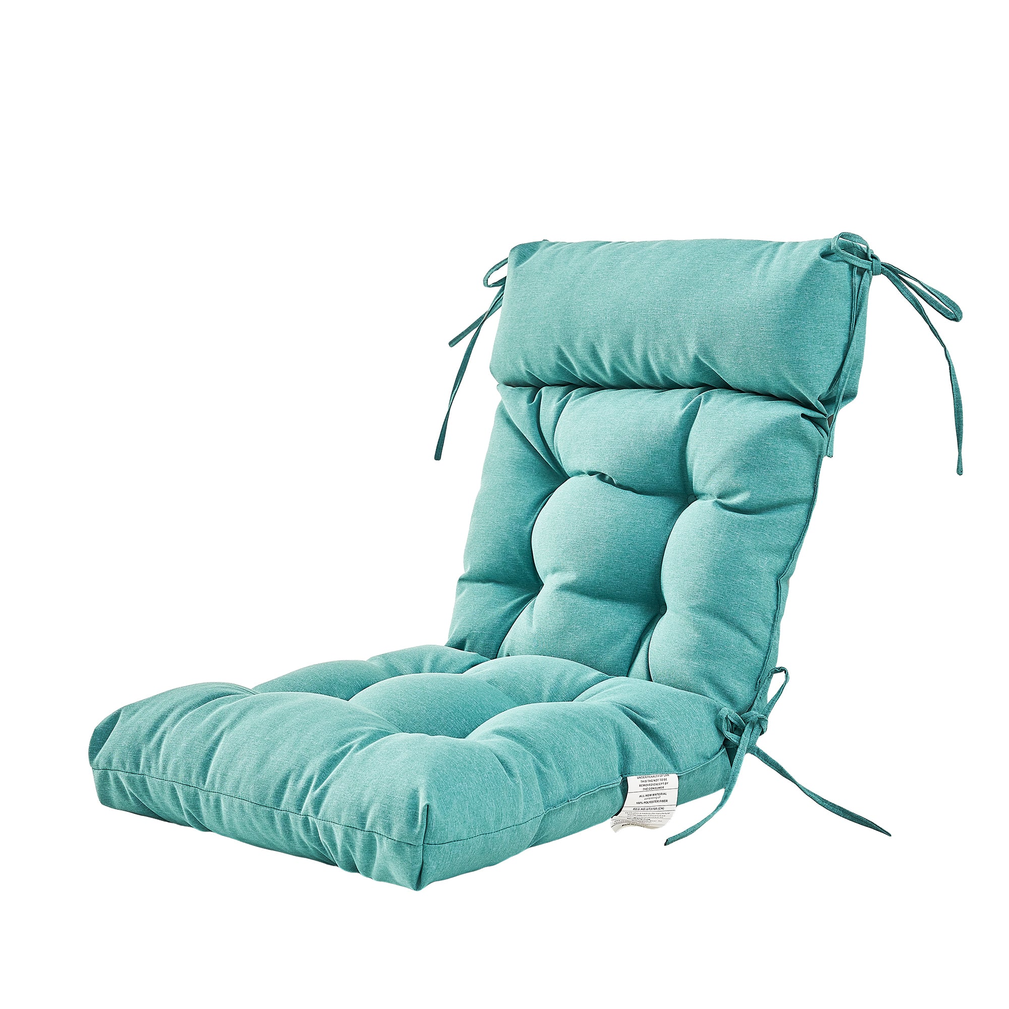 ARTPLAN Adirondack Outdoor Chair Cushion, All Weather Patio Cushion, Wicker Tufted Pillow for Patio Furniture