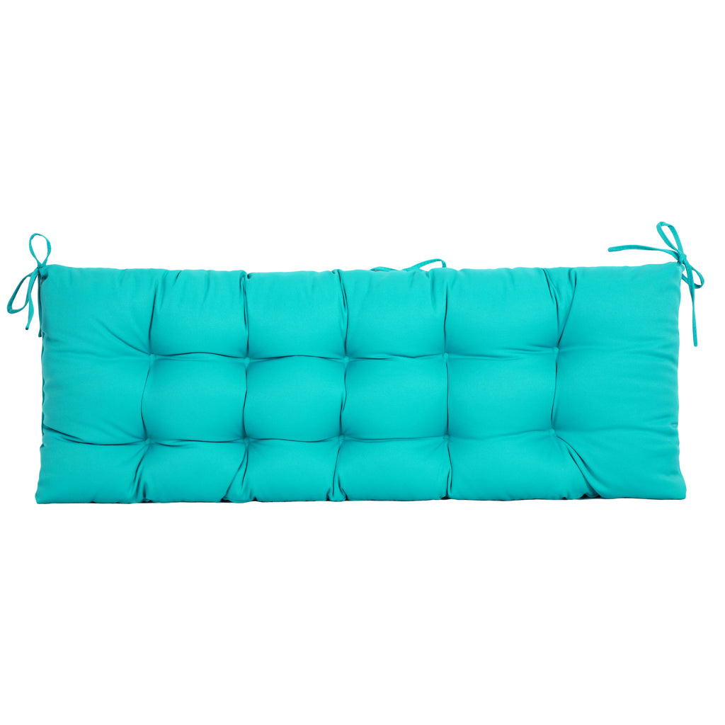 ARTPLAN Outdoor 48 Inch Bench Cushion Tufted for Outdoor Furniture, 48"x18"x4" Wicker Patio Loveseat Cushion All Weather