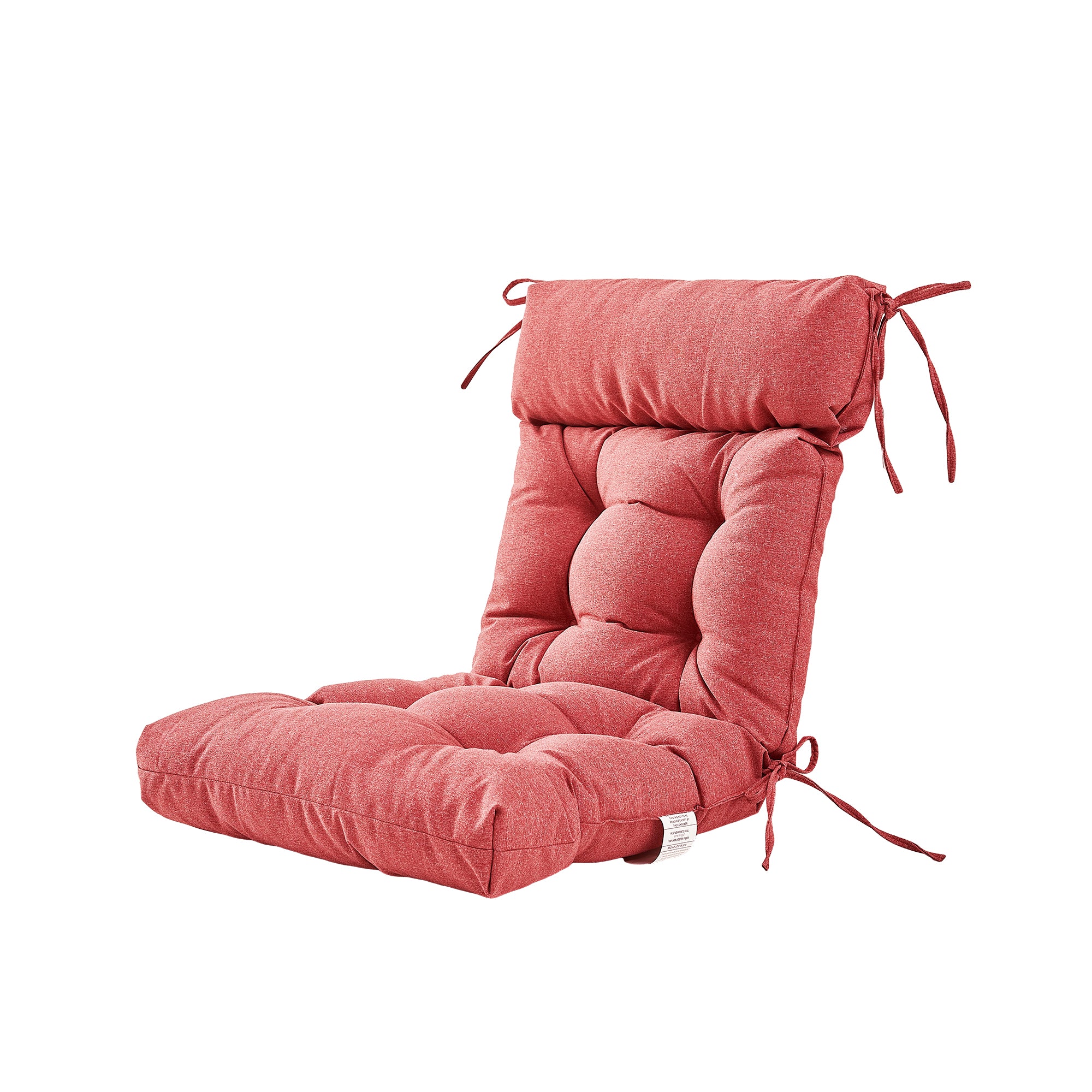 ARTPLAN Adirondack Outdoor Chair Cushion, All Weather Patio Cushion, Wicker Tufted Pillow for Patio Furniture