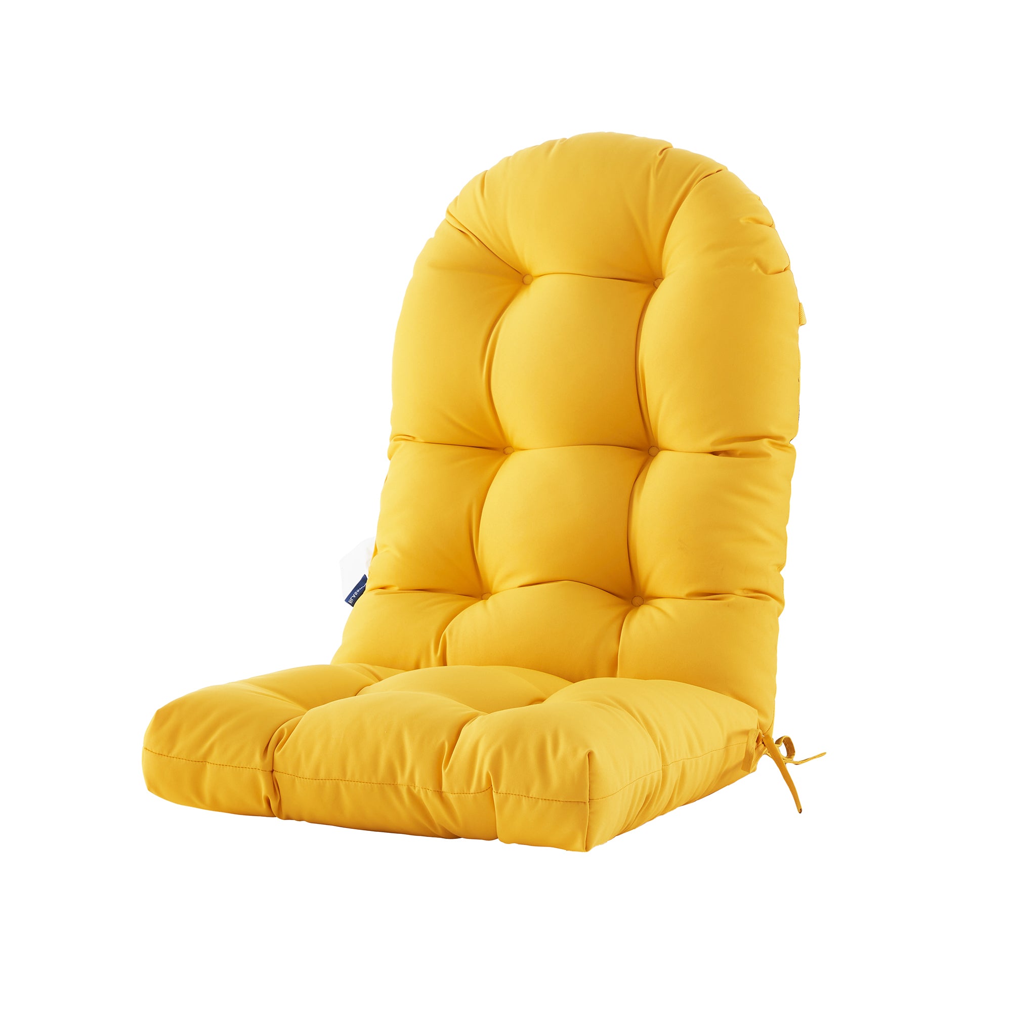ARTPLAN Outdoor Adirondack Chair Cushion for Patio Furniture,Tufted Thick Seat & Round High Back Rocking Oudoor Colorful Cushion, 48"x21"x4" inches,Fade-Resistant