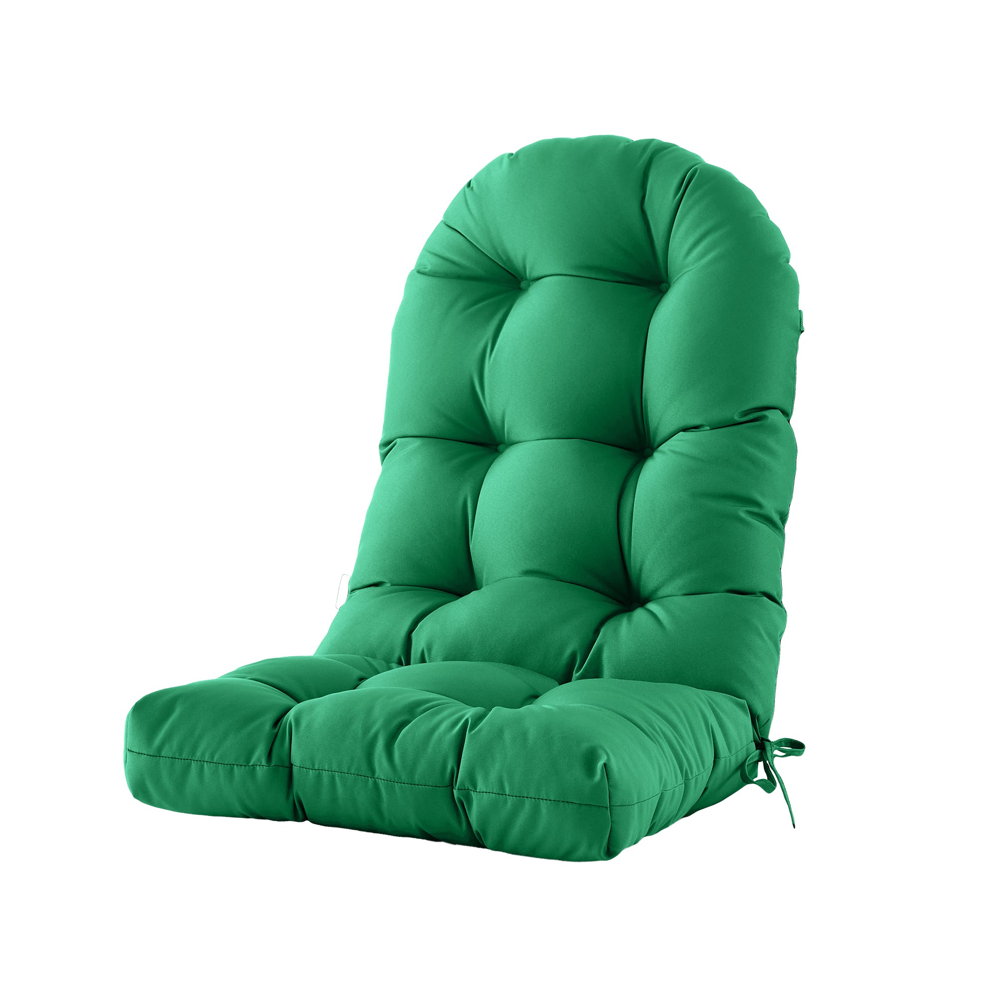 Patio Rocking Chair Cushion with Ties,48"x21"x4" Water Resistant Polyester High Back Replacement Pad, Thick Filled Outdoor Patio Cushions for Porch Deck Balcony Garden Seating