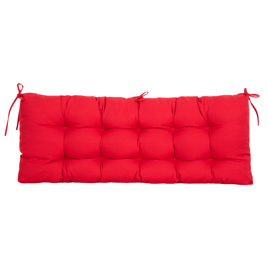 ARTPLAN Outdoor 48 Inch Bench Cushion Tufted for Outdoor Furniture, 48"x18"x4" Wicker Patio Loveseat Cushion All Weather