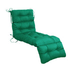 Outdoor Chaise Lounge Chair Cushion 72 x 22 x 4 Inches 100% Waterproof Polyester Patio Pool Lounge Chair Cushion for Outdoor Furniture with Ties