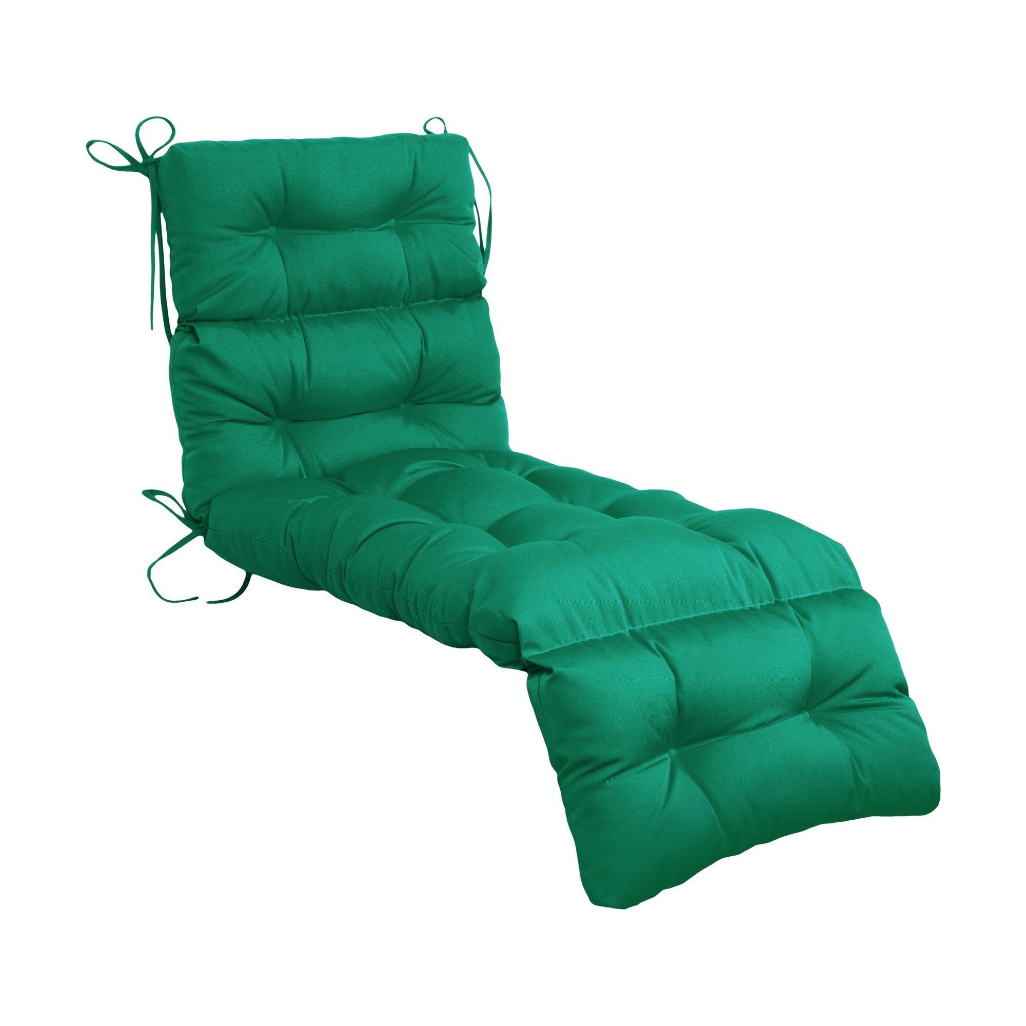 Outdoor Chaise Lounge Chair Cushion 72 x 22 x 4 Inches 100% Waterproof Polyester Patio Pool Lounge Chair Cushion for Outdoor Furniture with Ties