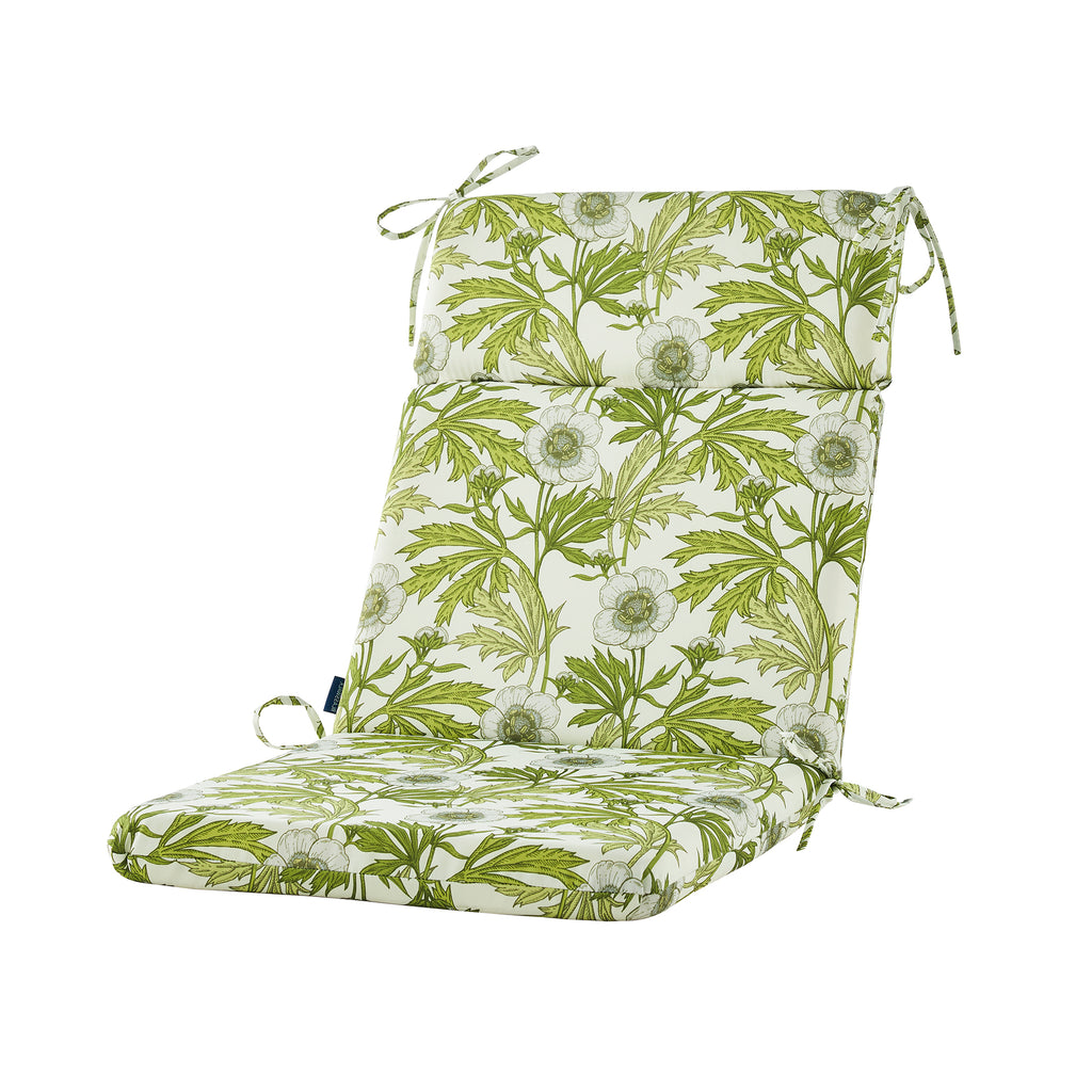 ARTPLAN Outdoor Chair Cushion,Seat & High Back Adirondack Rocking Wicker Chair Lawn Foam Cushion for Patio Furniture,45.5"x21"x3"