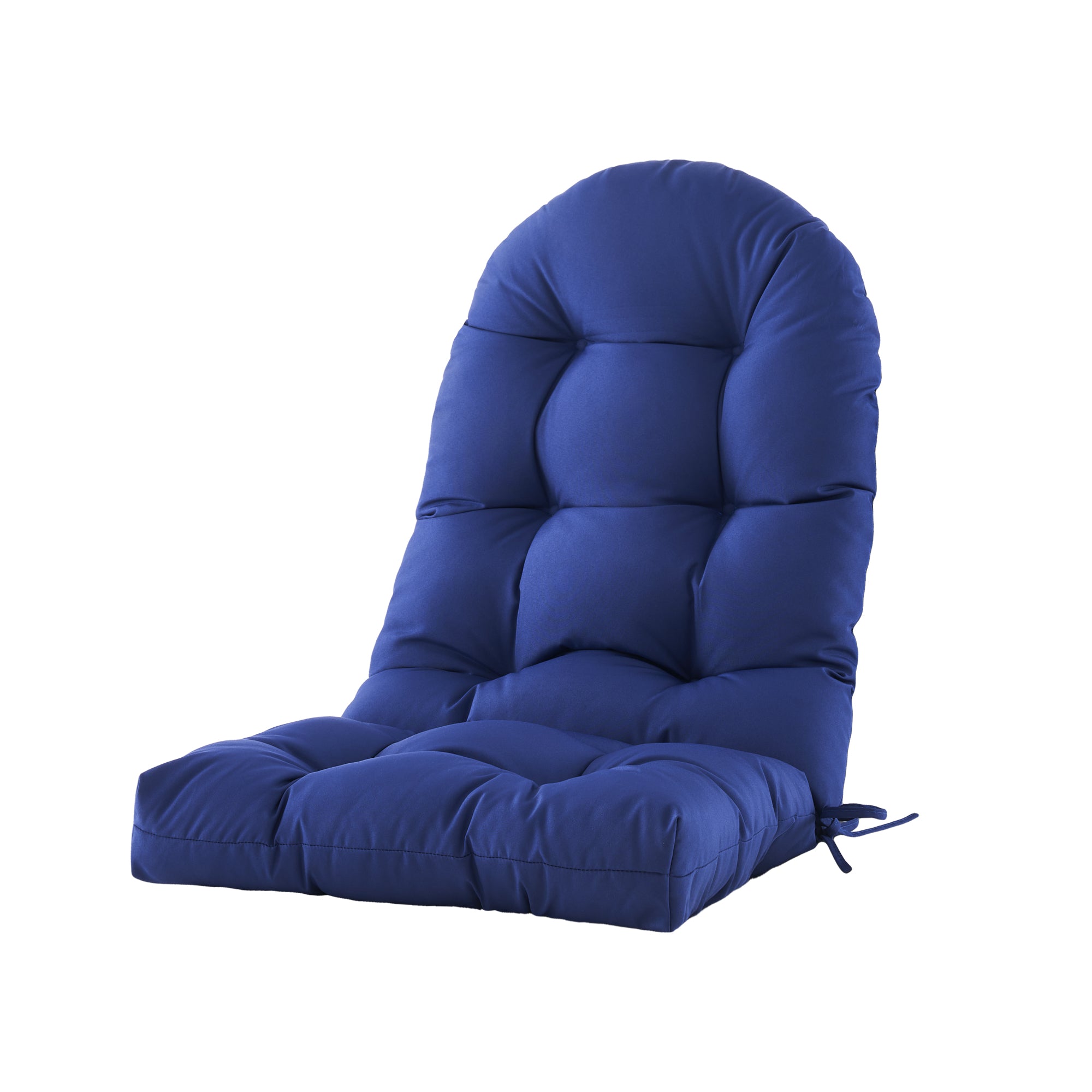 ARTPLAN Outdoor Adirondack Chair Cushion for Patio Furniture,Tufted Thick Seat & Round High Back Rocking Oudoor Colorful Cushion, 48"x21"x4" inches,Fade-Resistant