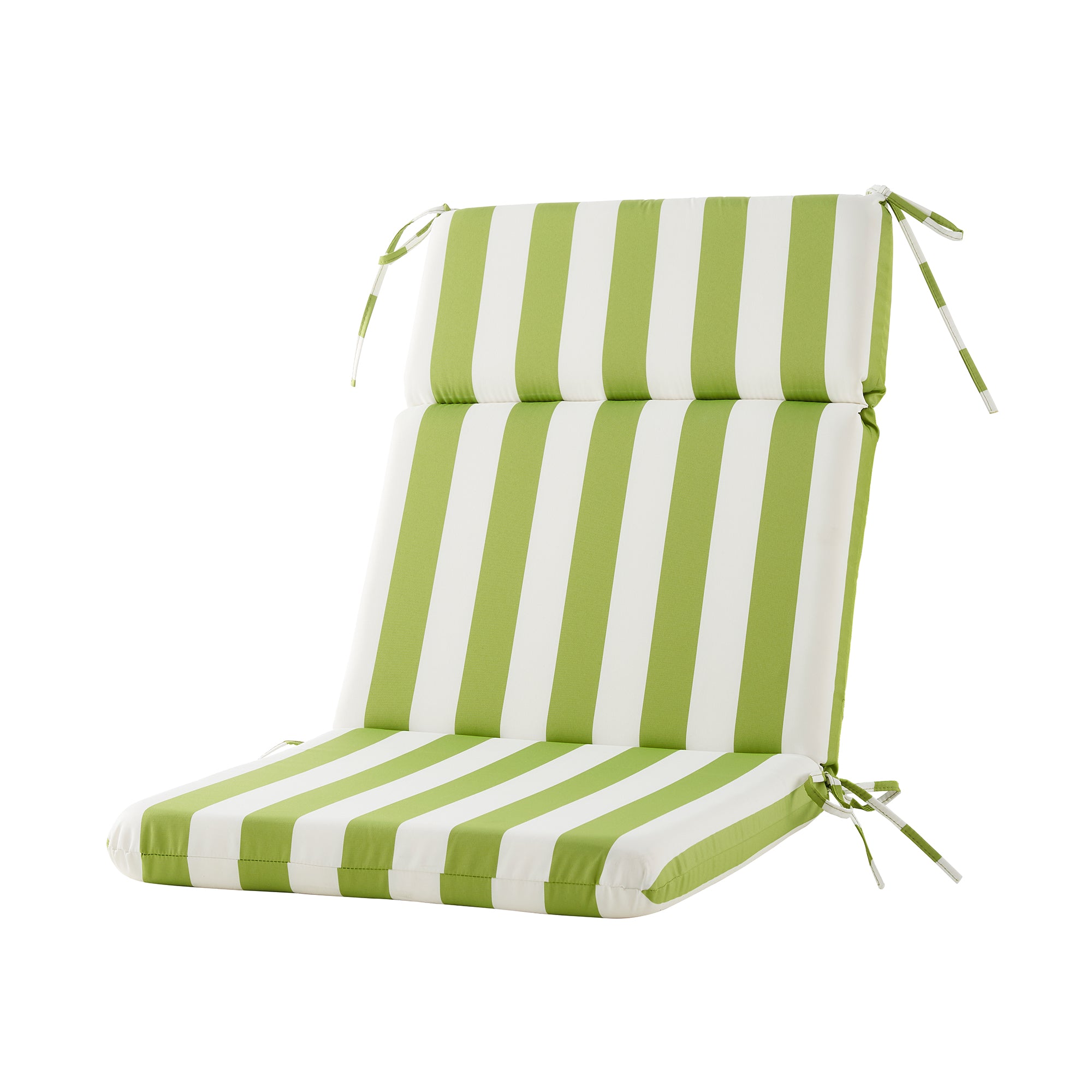 ARTPLAN Outdoor Chair Cushion,Seat & High Back Adirondack Rocking Wicker Chair Lawn Foam Cushion for Patio Furniture,45.5"x21"x3"