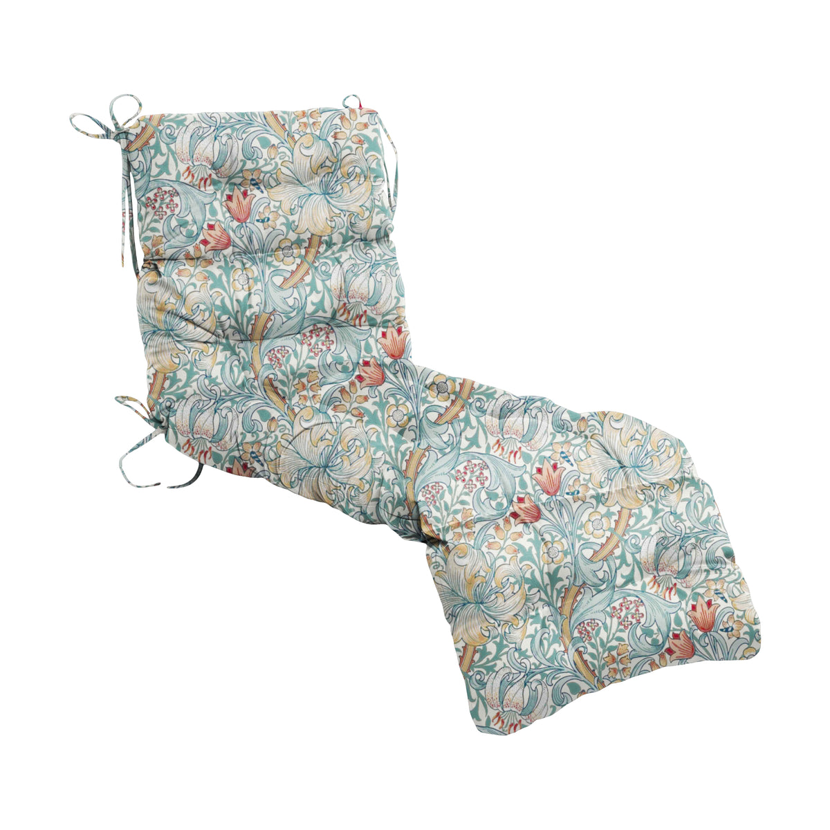 Outdoor Chaise Lounge Chair Cushion 72 x 22 x 4 Inches 100% Waterproof Polyester Patio Pool Lounge Chair Cushion for Outdoor Furniture with Ties