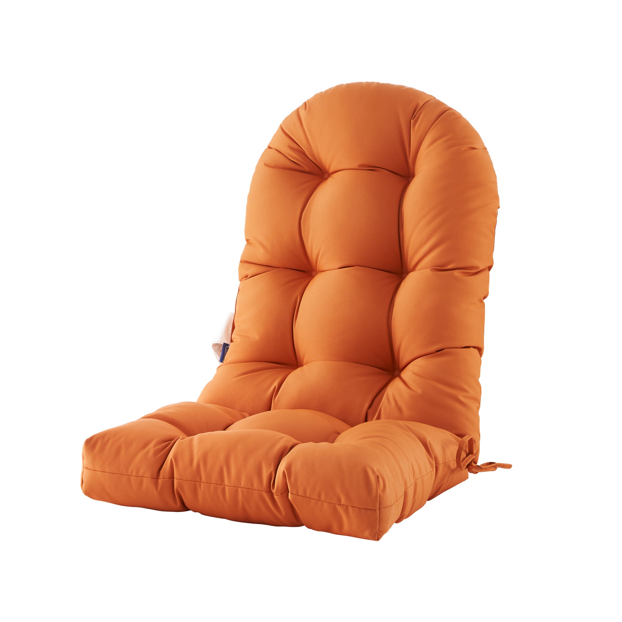 ARTPLAN Outdoor Adirondack Chair Cushion for Patio Furniture,Tufted Thick Seat & Round High Back Rocking Oudoor Colorful Cushion, 48"x21"x4" inches,Fade-Resistant