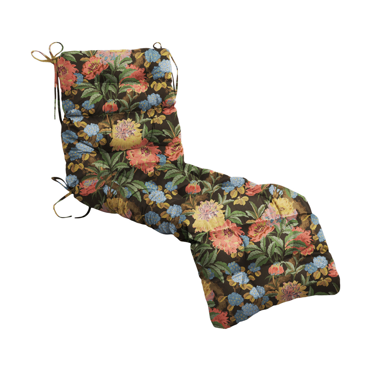 Outdoor Chaise Lounge Chair Cushion 72 x 22 x 4 Inches 100% Waterproof Polyester Patio Pool Lounge Chair Cushion for Outdoor Furniture with Ties