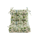 ARTPLAN Patio Chair Cushions Combined Seat and Back,Tufted Outdoor Swivel Chair Cushion with Tie,40"x20"x4",Floral