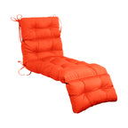 Outdoor Chaise Lounge Chair Cushion 72 x 22 x 4 Inches 100% Waterproof Polyester Patio Pool Lounge Chair Cushion for Outdoor Furniture with Ties