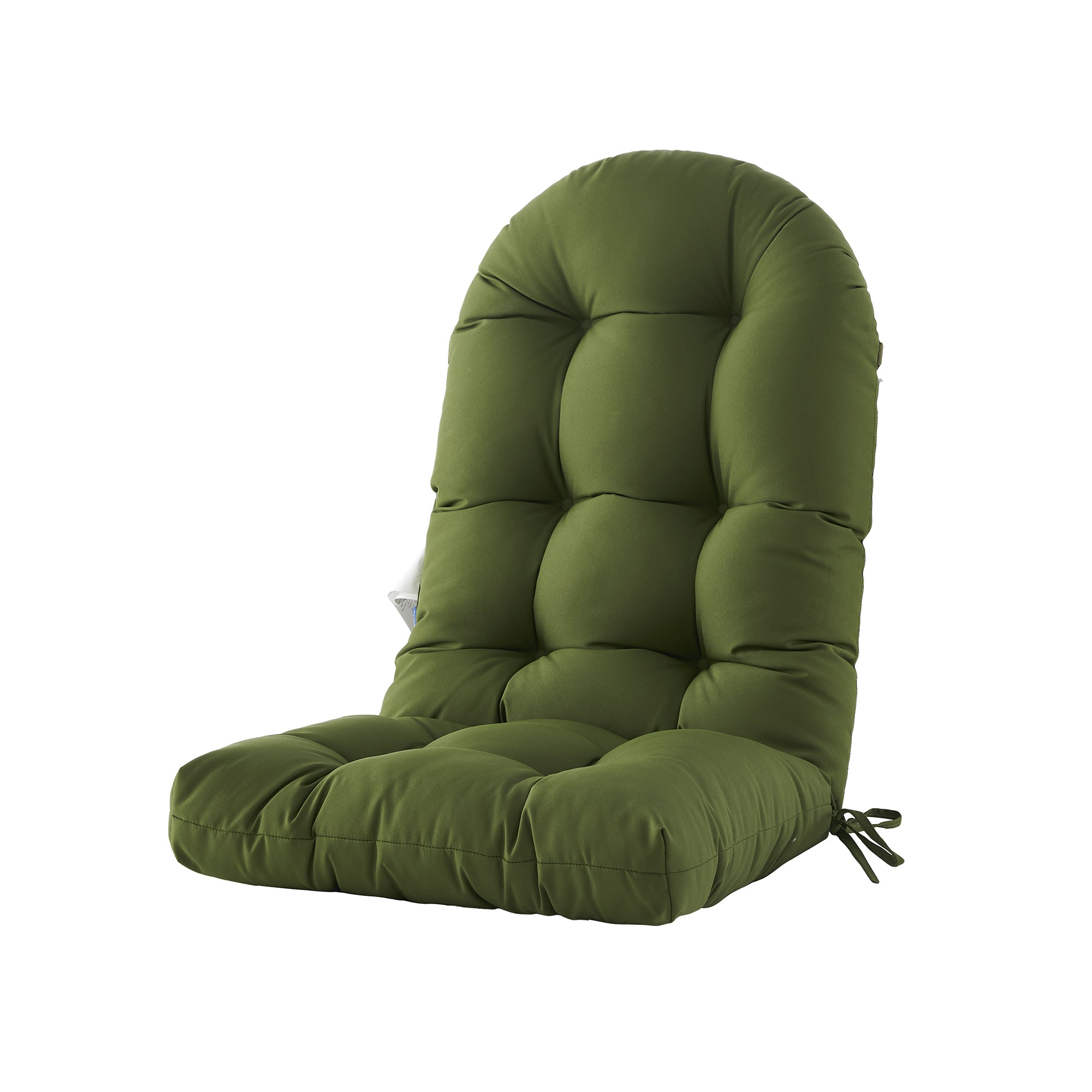 ARTPLAN Outdoor Adirondack Chair Cushion for Patio Furniture,Tufted Thick Seat & Round High Back Rocking Oudoor Colorful Cushion, 48"x21"x4" inches,Fade-Resistant