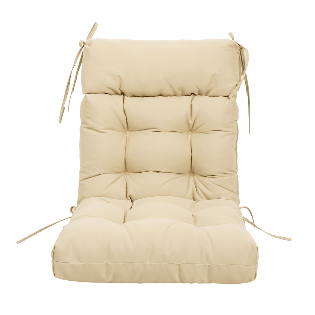 ARTPLAN Adirondack Outdoor Chair Cushion, All Weather Patio Cushion, Wicker Tufted Pillow for Patio Furniture
