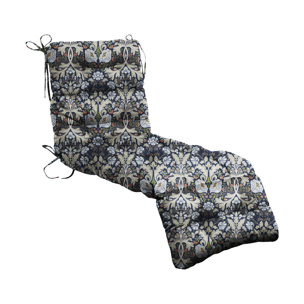 Outdoor Chaise Lounge Chair Cushion 72 x 22 x 4 Inches 100% Waterproof Polyester Patio Pool Lounge Chair Cushion for Outdoor Furniture with Ties