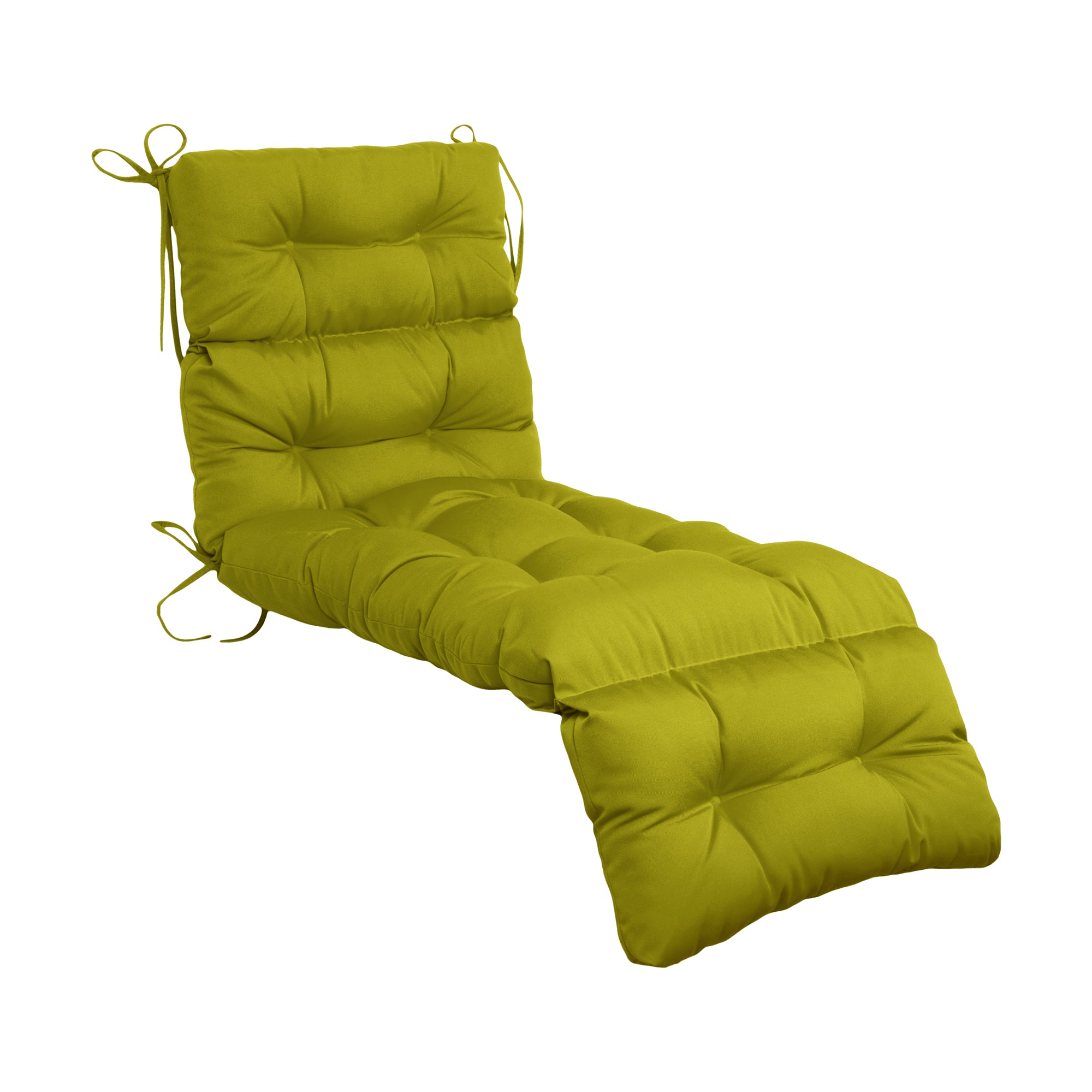 Outdoor Chaise Lounge Chair Cushion 72 x 22 x 4 Inches 100% Waterproof Polyester Patio Pool Lounge Chair Cushion for Outdoor Furniture with Ties