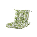 ARTPLAN Outdoor Chair Cushions,40"x20"x4",Low BackTufted Thick Outdoor Wicker Lawn Seat Cushion with Ties for Patio Furniture,Floral