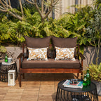 ARTPLAN Patio Bench Cushions Set of 5, Outdoor Sofa Cushions | All-Weather Fabric | Lumbar Support Pillows | Waterproof & Fade-Resistant for Sectionals