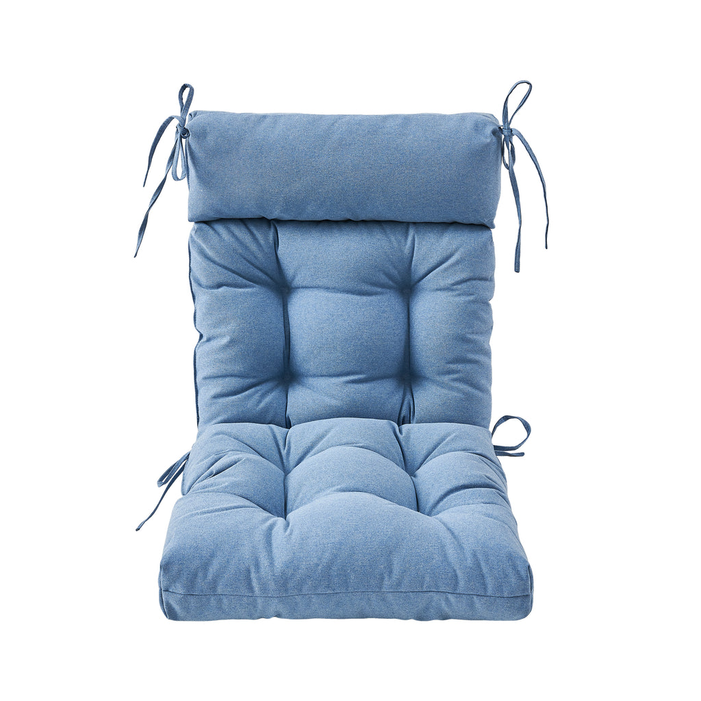 ARTPLAN Adirondack Outdoor Chair Cushion, All Weather Patio Cushion, Wicker Tufted Pillow for Patio Furniture