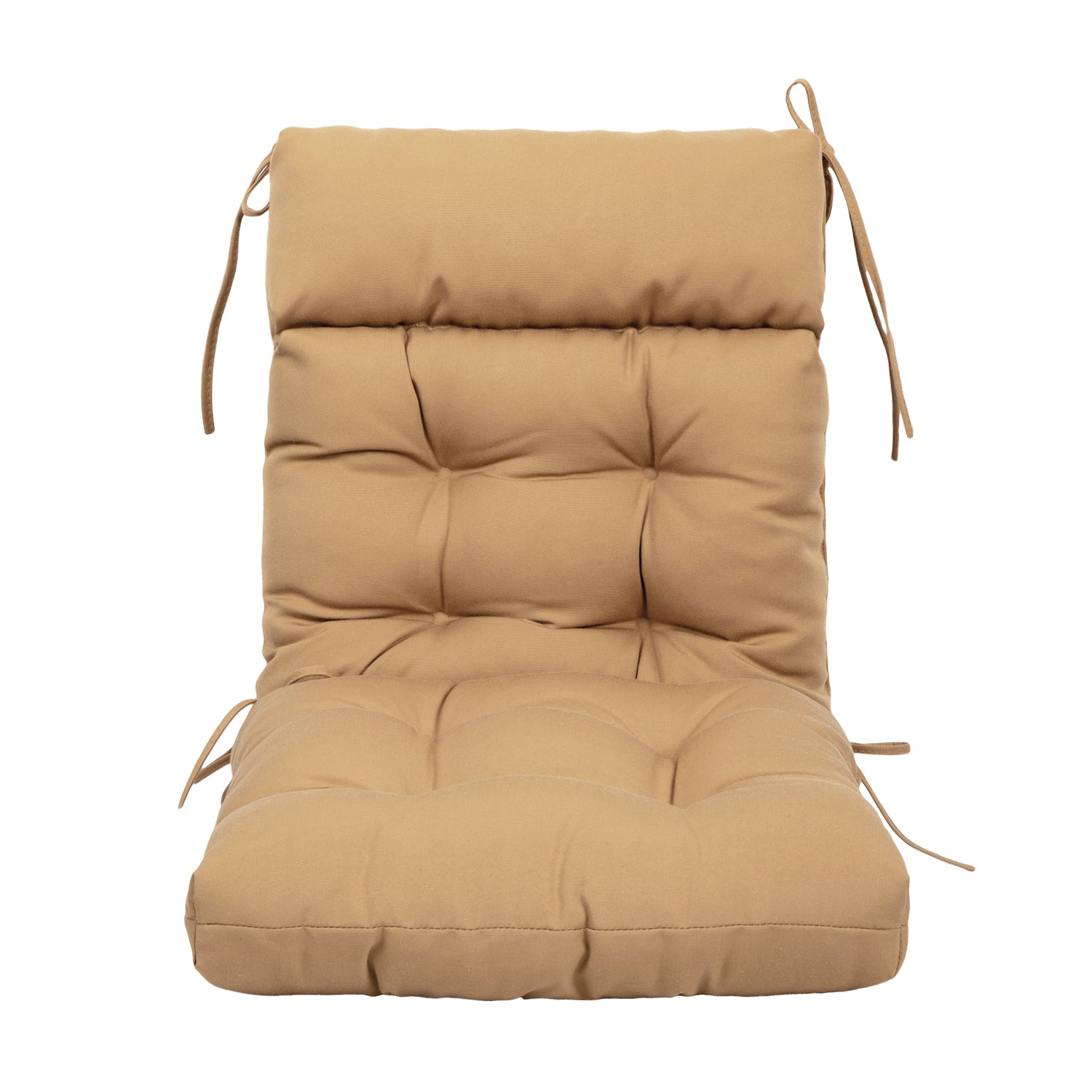 ARTPLAN Adirondack Outdoor Chair Cushion, All Weather Patio Cushion, Wicker Tufted Pillow for Patio Furniture