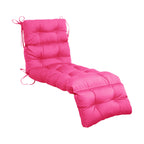 Outdoor Chaise Lounge Chair Cushion 72 x 22 x 4 Inches 100% Waterproof Polyester Patio Pool Lounge Chair Cushion for Outdoor Furniture with Ties