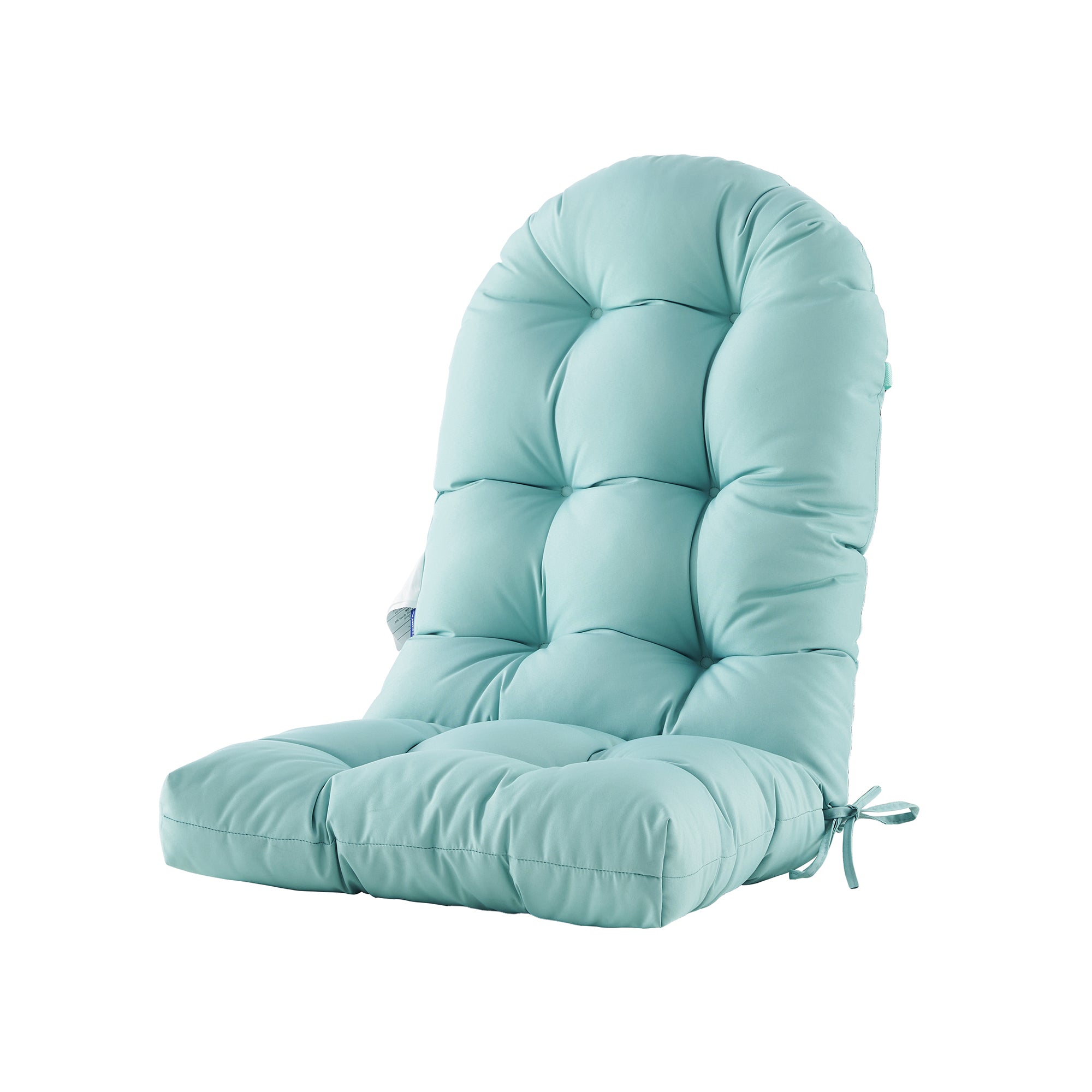 ARTPLAN Outdoor Adirondack Chair Cushion for Patio Furniture,Tufted Thick Seat & Round High Back Rocking Oudoor Colorful Cushion, 48"x21"x4" inches,Fade-Resistant