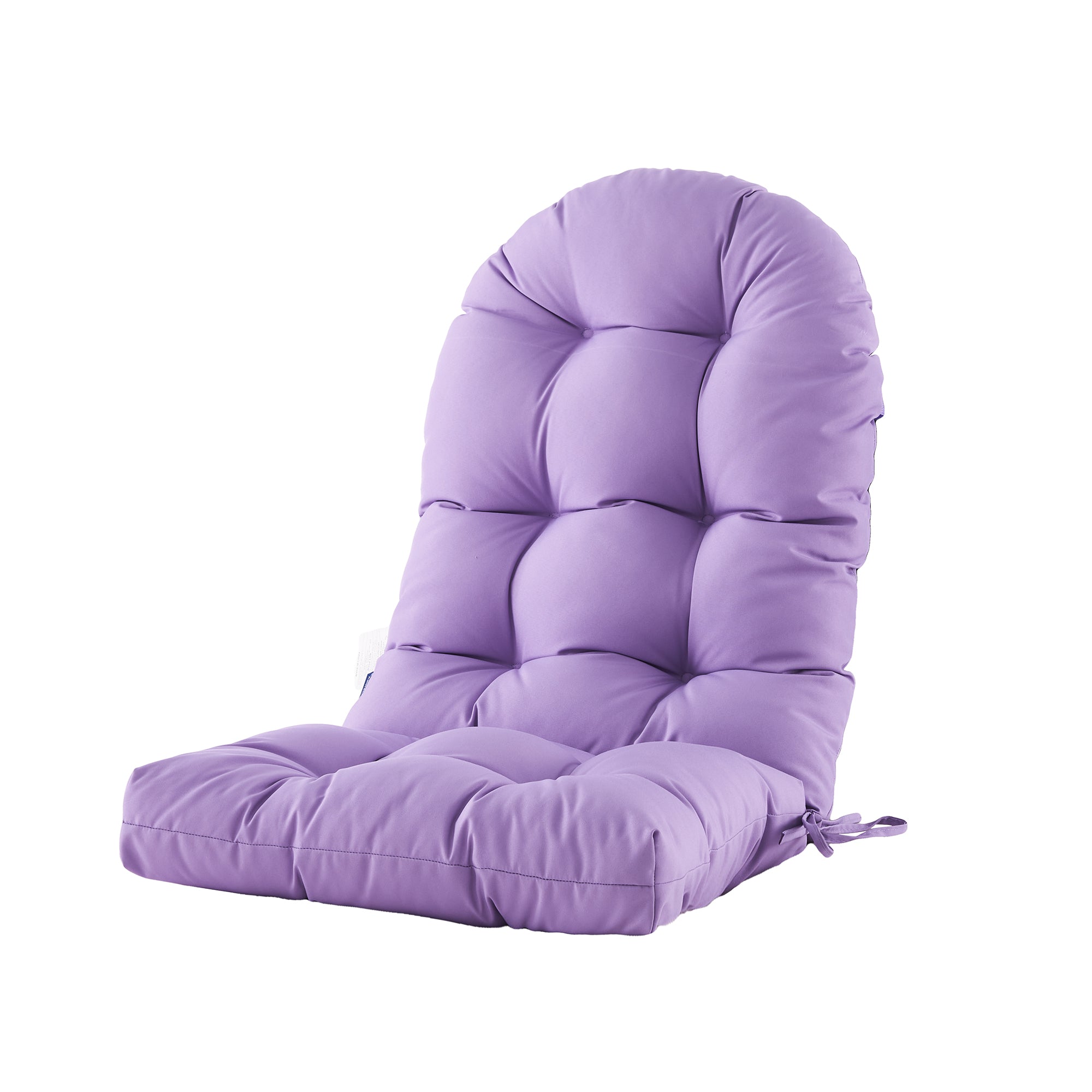 ARTPLAN Outdoor Adirondack Chair Cushion for Patio Furniture,Tufted Thick Seat & Round High Back Rocking Oudoor Colorful Cushion, 48"x21"x4" inches,Fade-Resistant
