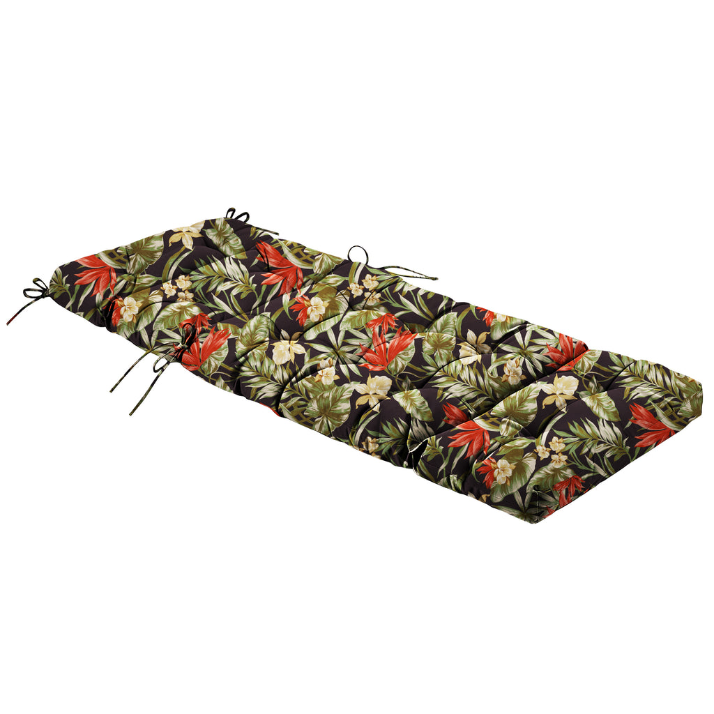 Outdoor Chaise Lounge Chair Cushion 72 x 22 x 4 Inches 100% Waterproof Polyester Patio Pool Lounge Chair Cushion for Outdoor Furniture with Ties